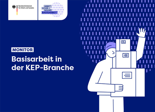 Broschüren-Cover ASUG Monitor |Basisarbeit in der KEP-Branche