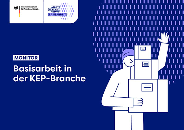 Monitor-Cover "Basisarbeit in der KEP-Branche"