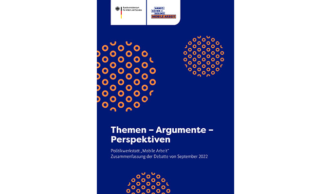 Broschüren-Cover "Themen Argumente Perspektiven"