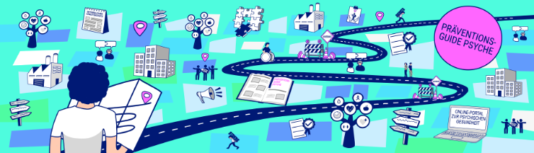 Illustration "Präventionsguide Psyche"